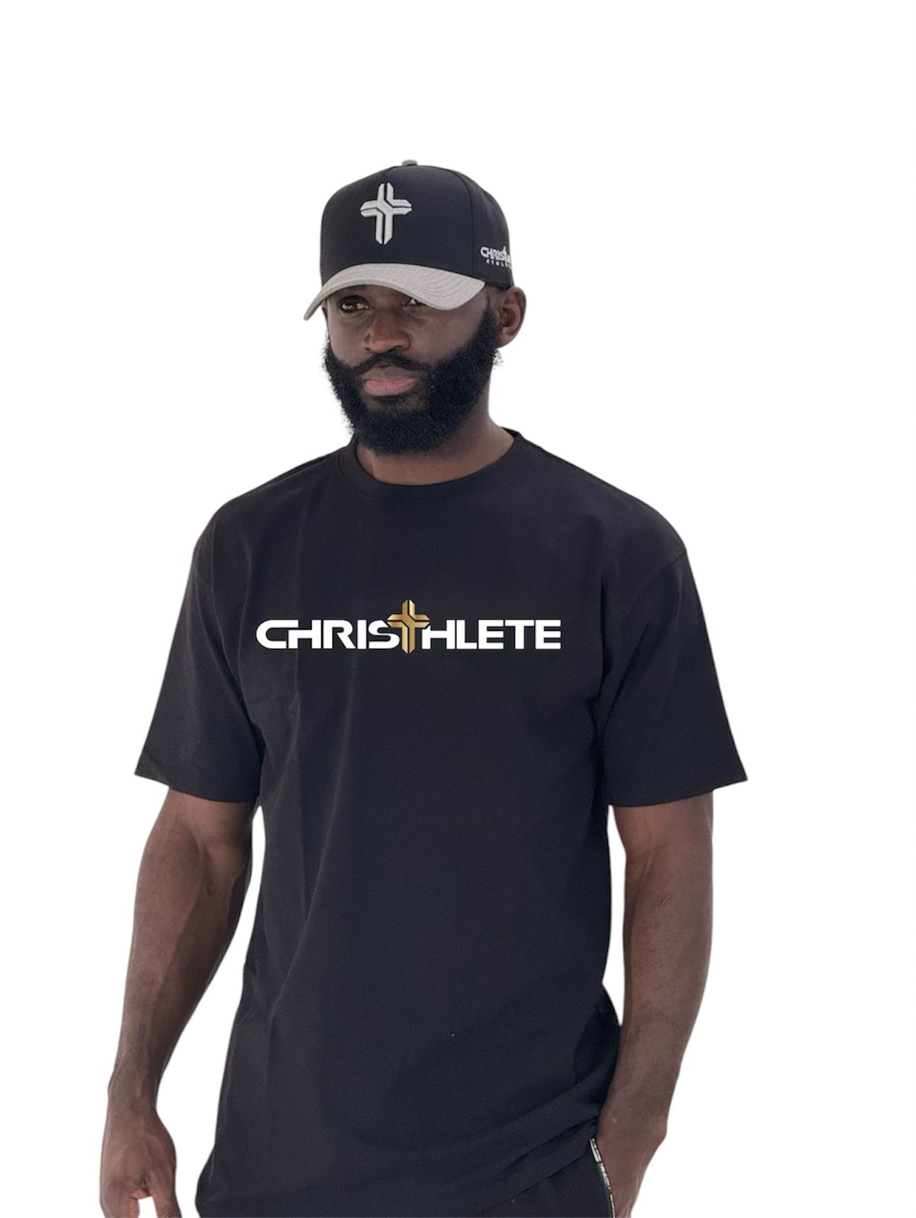 Image of Christlete Logo T-shirt Black